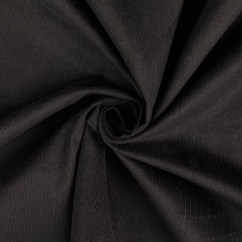 Cord-Stretch, uni, schwarz
